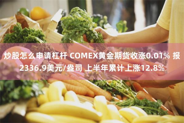 炒股怎么申请杠杆 COMEX黄金期货收涨0.01% 报2336.9美元/盎司 上半年累计上涨12.8%