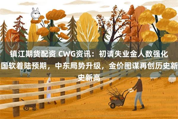 镇江期货配资 CWG资讯：初请失业金人数强化美国软着陆预期，中东局势升级，金价图谋再创历史新高