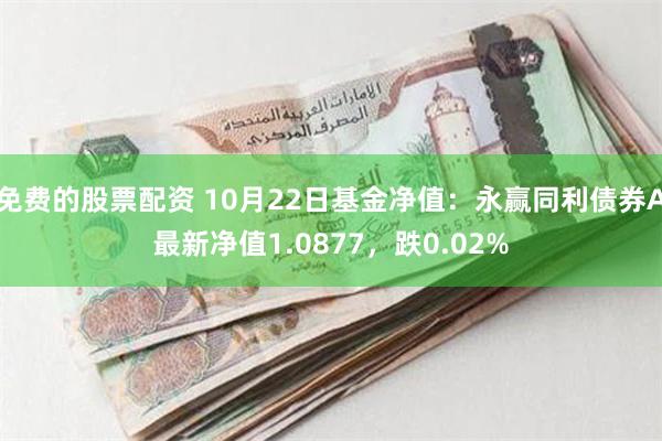 免费的股票配资 10月22日基金净值：永赢同利债券A最新净值1.0877，跌0.02%