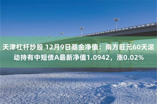 天津杠杆炒股 12月9日基金净值：南方旺元60天滚动持有中短债A最新净值1.0942，涨0.02%